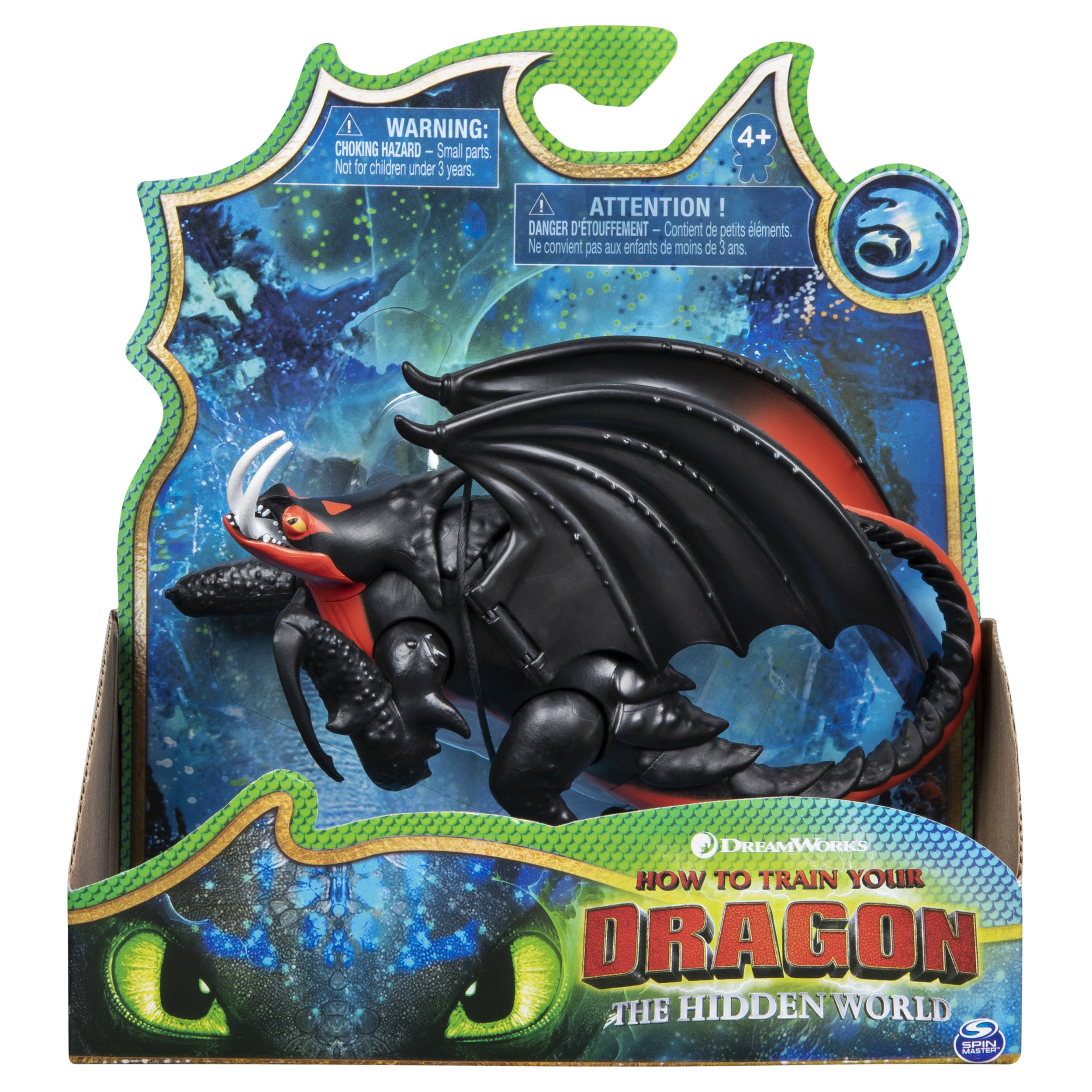 DreamWorks Dragons, Deathgripper Dragon Figure with Moving Parts, for