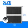 thumbnail image 4 of HPF36 Type Xd Filtre à Charbon Non Canalisé Kit de Remplacement pour Broan Double Filtre Remplace Modèles S97020467-Lot de 2, 4 of 4