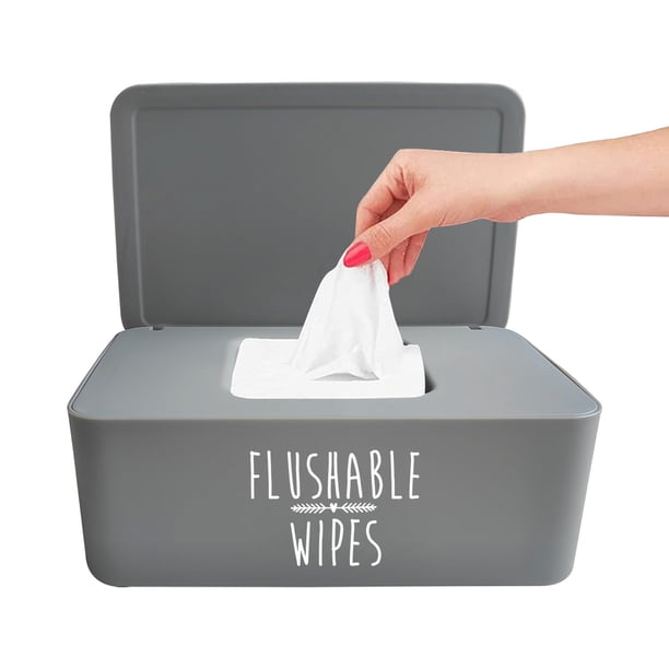 Dispensador de Toallitas Húmedas Desechables para Bebé Moorfowl para Baño 18.5x12.2x7 cm