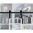 thumbnail image 2 of ATT 16FT Modern Sliding Hardware Rolling Library Kit(No Ladder), Black, 2 of 5