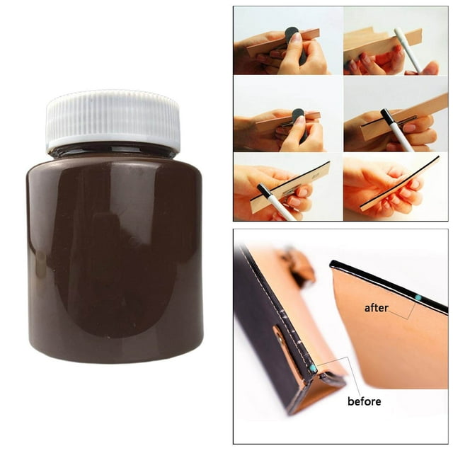 100g Car Seat Color Paste Shoe Polish Oil Leather Paste For Leather Shoes Complementary Color Brown