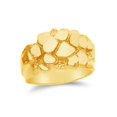 thumbnail image 1 of 14k Yellow Gold Nugget Ring , Size 7, 1 of 2
