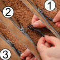 thumbnail image 2 of Zipper Pull Tab Replacement Metal Zipper Extender Handle Fixer 10 Pcs, 2 of 5