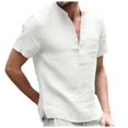 thumbnail image 4 of Durtebeua Men's T-Shirts Men's Loose Fit Heavyweight Short-Sleeve Pocket T-Shirt White,XL, 4 of 7