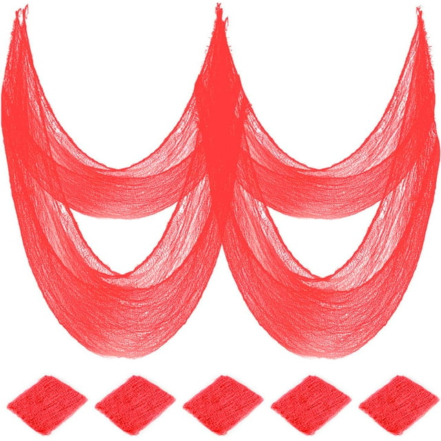 Tela de Gasa para Decoración de Halloween con Fantasmas - Tela de Poliéster de 180 Cm para Fiestas, Hogar y Tiendas - Duradera, Resistente a La Decoloración, Fácil de Limpiar