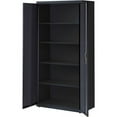 thumbnail image 2 of Lorell, LLR41308, Fortress Series Storage Cabinets, 1 Each, Black, 2 of 7