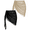 2 Pack Black/Light Khaki, variant on 2 Pack Women Beach Sarongs Sheer Chiffon Bikini Wrap Skirt Cover Ups for Swimwear, S-XXL