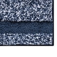thumbnail image 3 of VCNY Home Heathered Hotel Navy/White Microfiber Bath Rug Runner, 20" x 60", 3 of 5