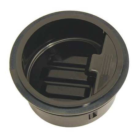 Drain,3 in. Pipe dia.,Black,Trap Seal RECTORSEAL 97042