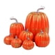 thumbnail image 5 of 7 calabazas artificiales, calabazas falsas, decoración apilable, calabazas decorativas para de otoño, suministros para fiestas temáticas de Naranja dorado, 5 of 8