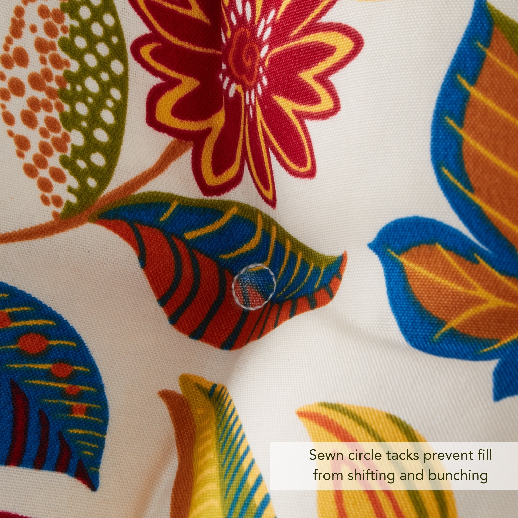 Greendale Home Fashions Esprit Floral Outdoor Dining Chair Cushion (2-Pack)