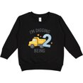 thumbnail image 2 of Inktastic I'm Digging Being 2 Birthday Truck Toddler Sweatshirt, 2 of 4