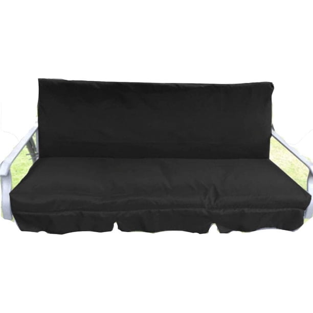Nvzi Funda de cojín para columpio de patio, funda de repuesto impermeable para columpio de 3 asientos, 60 x 20 x 4 pulgadas (sin cojín ni columpio)