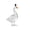 B, variant on 30Th Anniversary 3D Sculpted Vodka Bottle 350Ml Goose Shaped Glass Decanter, Elegant Animal Design Liquor Bottle for Home Bar