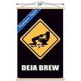 thumbnail image 3 of Deja Brew Wall Poster with Wooden Magnetic Frame, 22.375" x 34", 3 of 3