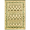 thumbnail image 1 of Unique Loom Edinburgh Border Design Rug 8' x 11' Rectangle Light Green/Beige, 1 of 2