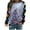 Gray, variant on Turilly Christmas Tree Printed Sweatshirts for Women Loose Fit Round Neck Sweatshirt