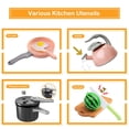 thumbnail image 3 of Kitchen Playset Funpynani, 130 unidades, con ollas, sartenes y utensilios, color rosa, 3 of 6