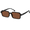 Black/Brown, variant on Trendy Rectangle Sunglasses for Women Vintage Square Frame UV400 Protection Sun Glasses(Black/Blue)