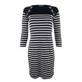 thumbnail image 3 of Women's Lace Up Shoulder Striped Dress-NW-XL, 3 of 3