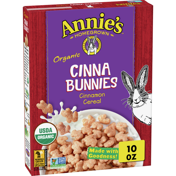 Annie's Gluten Free, Organic Cinnabunnies Cinnamon Cereal, 10 oz