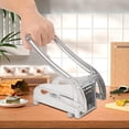 thumbnail image 3 of HLONK Stainless Steel Manual Chip Cutter - Versatile Potato & Vegetable Slicer with Replaceable Blades  Essential Kitchen Gadget zzz, 3 of 7