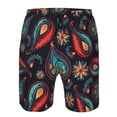 thumbnail image 3 of Fotbe Paisley1 Trajes de Baño Estampados para Hombre, Shorts de Verano de Secado Rápido, Ropa de Playa, Bañadores-XX-Large, 3 of 6