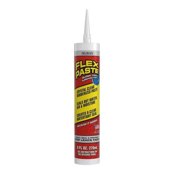 Flex Seal Family of Products 6084315 9 oz Rubberized Paste, Clear - Pack of 4