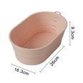thumbnail image 6 of Guiexla Silicone Baking Mold Non-stick Air Fryer Liners Foldable Silicone Bread Fermentation Basket Reusable Bread Loaf Pan for Square Air Fryers Oven Microwave, 6 of 8