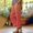 Red, variant on Women's Comfortable Linen-Look Pants with Side Slit Design, Cute Heart/Lip Print Relaxed Fit Trousers Versatile Lounge Wear S-2XL