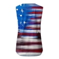 thumbnail image 6 of Edvintorg 4Th Of July Tank Top For Women Clearance Fashion Summer Womens Tops And Blouses Casual Round-Neck Sleeveless Vest Strapless Printed Festival Tops, 6 of 6