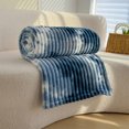 thumbnail image 4 of LHNFT Flannel Throw Blanket for Couch Super Soft Cozy Plush Thick Bubble Blanket with Tie-Dye Effect Ribbed Jacquard Lightweight Bed Blankets Suitable for All Seasons, 70x100cm, 4 of 6