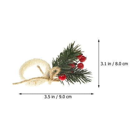 

2Pcs Adorable Napkin Buckle Decorative Napkin Ring Creative Pine Needles Buckle