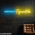 thumbnail image 3 of Glowneon Everything Is Figureoutable Neon Sign, Motivation Wall Decor, 3 of 5
