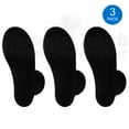 thumbnail image 4 of Diabetic Quarter Socks for Men & Women Physicians Approved Socks, 3 Pairs, Size 13-15 (Black), 4 of 5