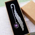 thumbnail image 3 of Marcador de metal con forma de pluma shaofei colgante luminoso rosa, 3 of 5