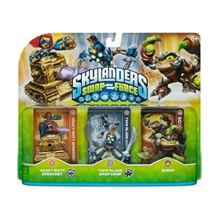 Skylanders SWAP Force Triple Character Pack: Scorp, Chop Chop, Sprocket