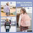 thumbnail image 4 of Soda Candy Backpacks for School Kawaii Backpacks Multiple Pockets School Book Bags for School, Age 6-14, Black, 4 of 8