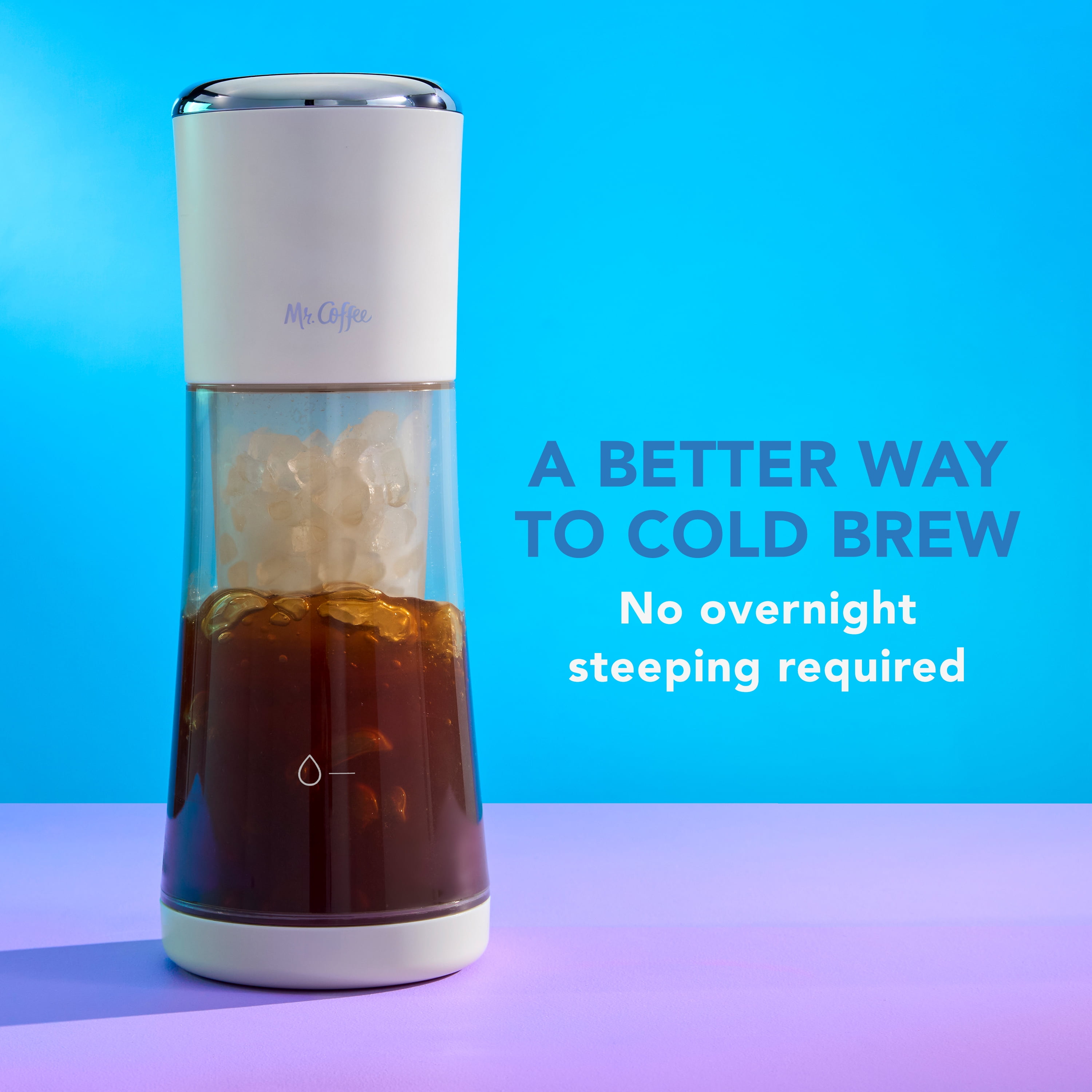 Mr. Coffee® Express Cold Brew Coffee Maker, 10-Minute Cold Brew Coffee Machine, Oat Milk