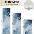 thumbnail image 4 of Blue Gold Marble Pattern Kitchen Rugs Sets Of 3,Kitchen Runner Rugs Non Skid Washable,Decorative Kitchen Floor Mats for Kitchen,Sink,Laundry,17"x30"+ 17"x47" + 17"x59", 4 of 6