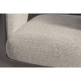 thumbnail image 3 of Realspace® Modern Comfort Picali Bouclé Fabric/Vegan Leather Low-Back Task Office Chair, White Stone/Gray/Brushed Nickel, BIFMA Compliant, 3 of 8
