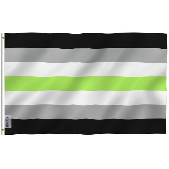 ANLEY Fly Breeze 3x5 Feet Agender Pride Flag - Agender Pride Flag with Brass Grommets 3 X 5 Ft