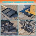 thumbnail image 2 of 2ft Wheelchair Ramp for Home Steps, Aluminum Threshold Ramp 600 lbs Capacity, Portable Folding Ramp Non-Slip Adjustable for Indoor Outdoor Mobility Scooter, 2 of 6