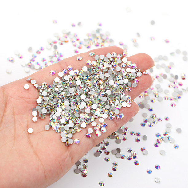 Flat crystals for online crafts