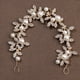 thumbnail image 5 of KAKOWELY Diadema de perlas para novia, tocado de novia, adorno para el pelo de boda, 5 of 5
