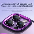 thumbnail image 5 of ELEHOLD Clear Case for iPhone 14 Pro Max, Transparent Acrylic Case Rotation Ring Holder Kickstand Plating Camera Lens Frame Anti-Yellowing Shockproof Case for iPhone 14 Pro Max 6.7",Blue, 5 of 7