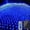 Blue, variant on Solar Net String Lights, 1.5mx1.5m 100LED Mesh Fairy String Lights, Remote Timer, for Garden Back Front Yard Bushes Tree Decorations