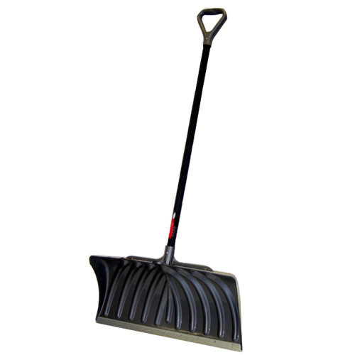 Suncast 27" Snow Shovel & Pusher with Wear Strip
