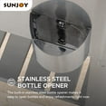 thumbnail image 3 of Sunjoy 80 QT Outdoor Stainless Steel Cooler, 3 of 12