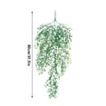 thumbnail image 2 of Artificial Hanging Vine Plant Realistic Faux Leafy Garland for Indoor Outdoor Wall Home Office Decor Wedding Party Display, 2 of 7